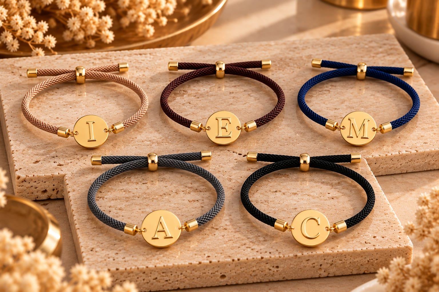 Pulsera cordón INICIAL